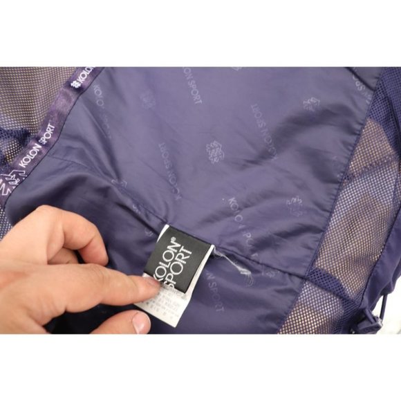 Kolon sport men's 100 M/L goretex performance shell full zip waterproof jacket - Picture 15 of 16